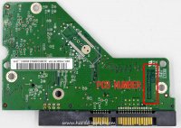 HDD PCB Western Digital Logic Board 2060-701640-001 WITHOU ROM 2061-701640-W01