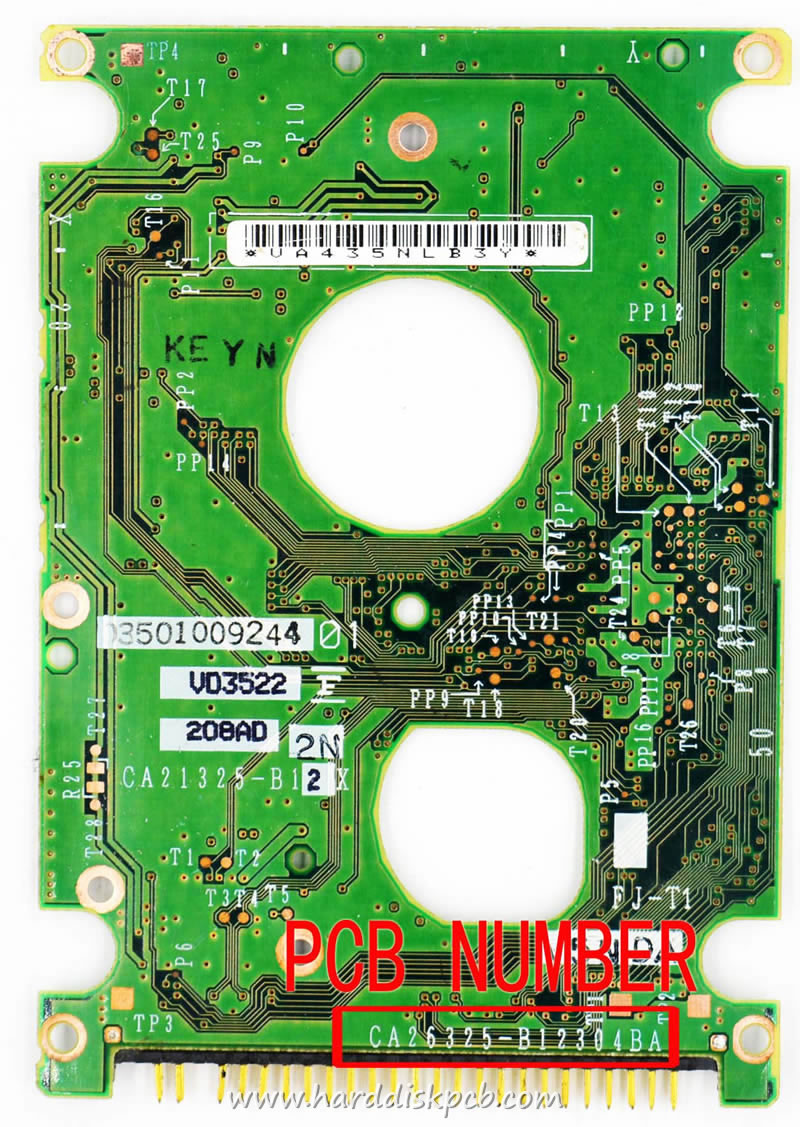 (image for) Fujitsu HDD PCB Logic Board CA26325-B12304BA