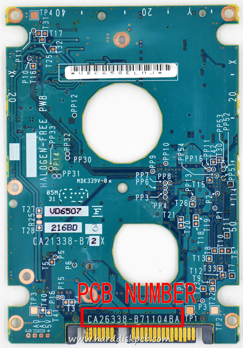 (image for) Fujitsu HDD PCB Logic Board CA26338-B71104BA