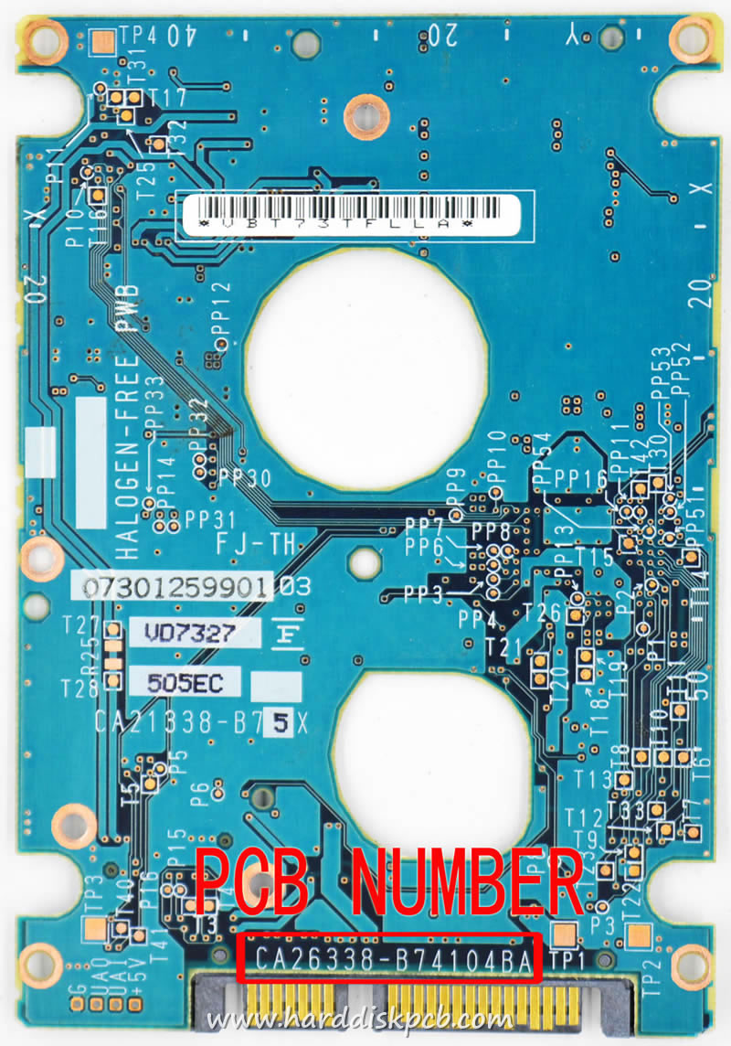 (image for) Fujitsu HDD PCB Logic Board CA26338-B74104BA