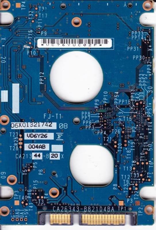 (image for) PCB CA26343-B82104BA TP1, Fujitsu MHV2160BT PL, CA06596-B52000SN