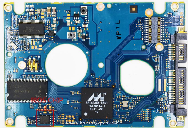 (image for) PCB CA26343-B84304BA, Fujitsu MHX2300BT, CA06846-B030