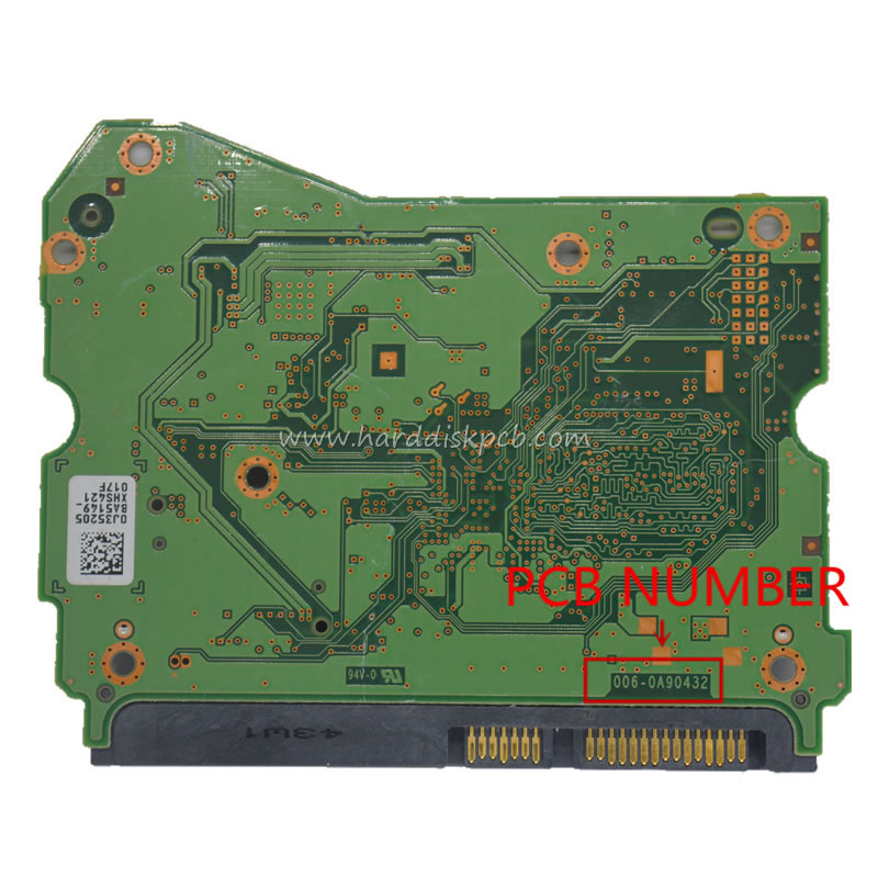 (image for) HGST HDD PCB Logic Board 006-0A90432 stickers 0J35207 0J35205