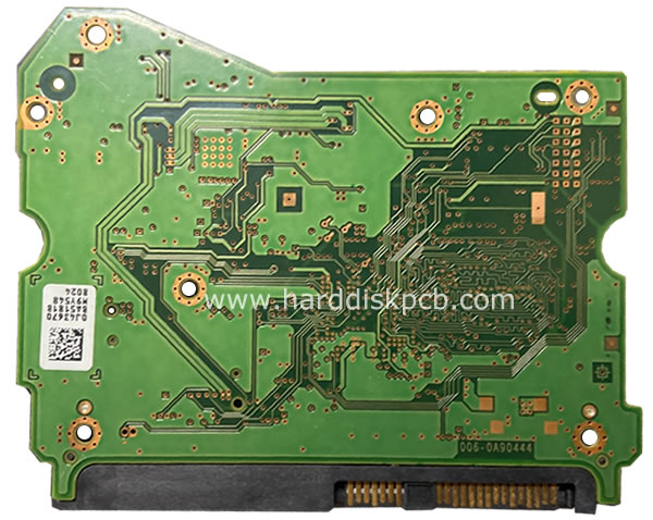 HGST HDD PCB Logic Board 006-0A90444 Sticker 0J43663 - Click Image to Close