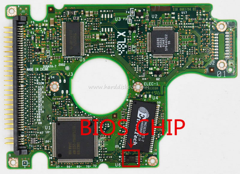 (image for) HDD PCB Hitachi Logic Board 320 08K1794 01 Main Controller IC 08K2769 Stickers 08K2771
