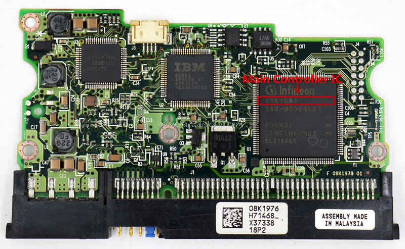 (image for) HDD PCB Hitachi Logic Board F 08K1978 01 Main Controller IC 08K1054 Stickers 08k1976 13G0242 08K2592