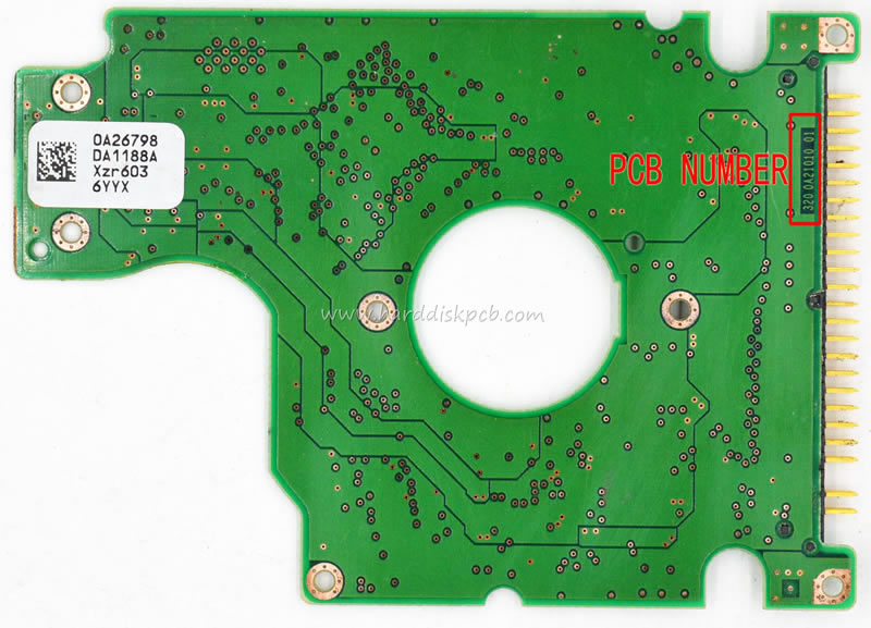 (image for) HDD PCB Hitachi Logic Board 320 0A21010 01 Main Controller IC 0A26729 Stickers 0A26798