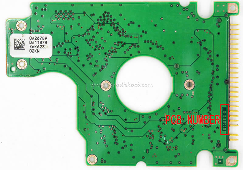 (image for) HDD PCB Hitachi Logic Board 320 0A26701 01 Main Controller IC 0A25166 Stickers 0A26789