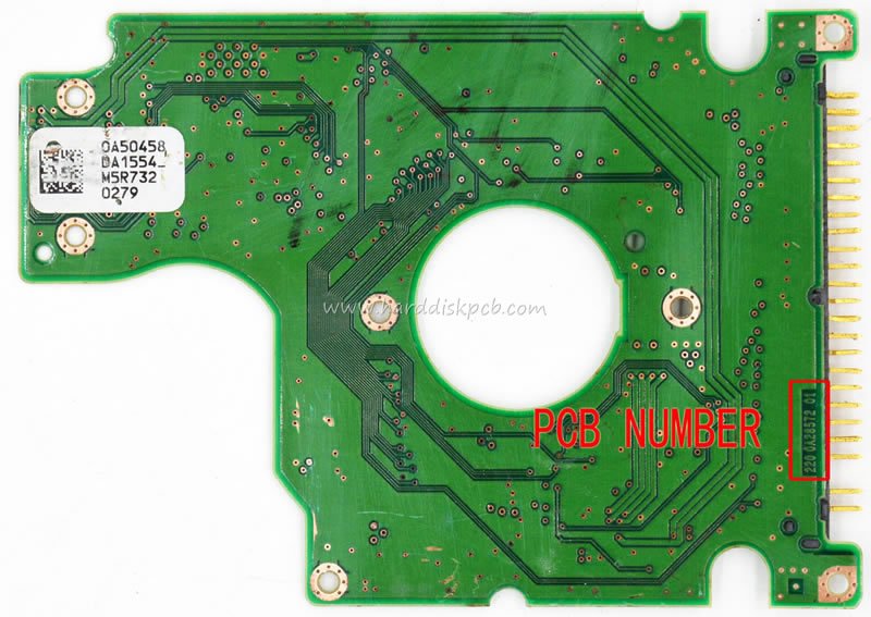 (image for) HDD PCB Hitachi Logic Board 220 0A28572 01 Main Controller IC 0A50456 Stickers 0A50458