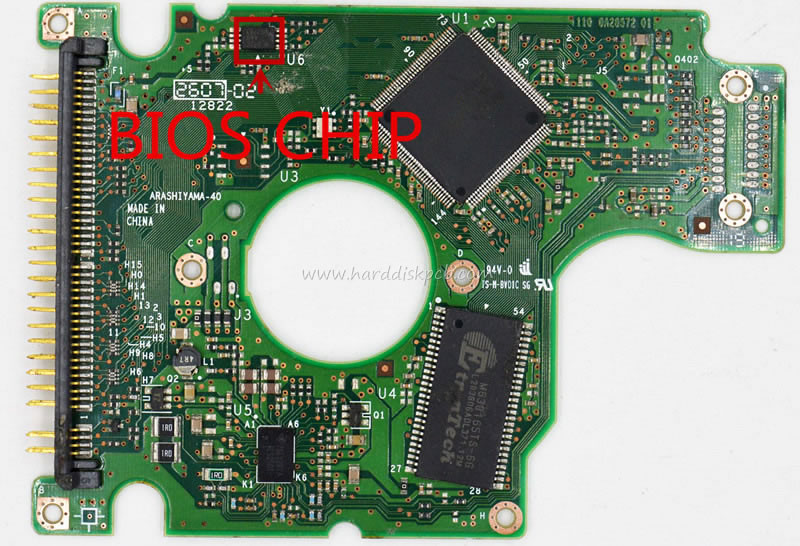 (image for) HDD PCB Hitachi Logic Board 220 0A28572 01 Main Controller IC 0A50456 Stickers 0A50458