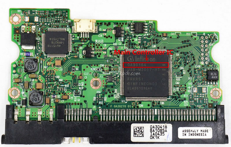 HDD PCB Hitachi F 0A30270 01 Main Controller IC 0A30164 Stickers 0A29505 0A30417 0A30418