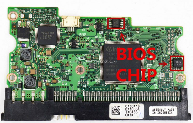 (image for) HDD PCB Hitachi F 0A30270 01 Main Controller IC 0A30164 Stickers 0A29505 0A30417 0A30418