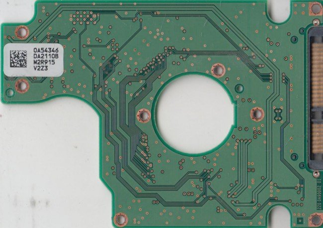 (image for) PCB 0A54346 DA2110B, Hitachi HTS543216L9SA00, 0A59303