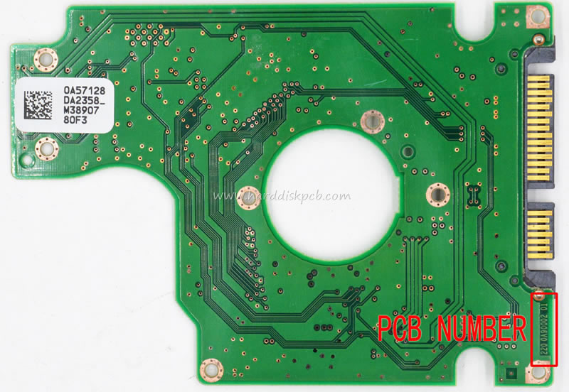 (image for) HTS723225L9A360 HDD PCB Logic Board 220 0A90002 01 Main Controller IC 0A57118 Stickers 0A57128