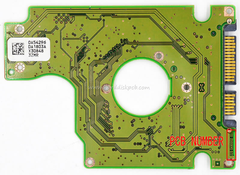 (image for) HDD PCB Hitachi Logic Board 220 0A90002 01 Main Controller IC 0A54291 Stickers 0A54296