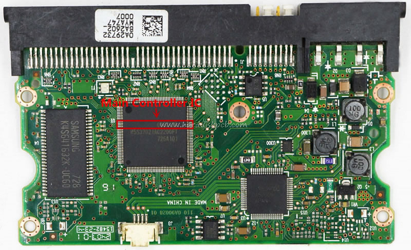 (image for) HDD PCB Hitachi Logic Board 110 0A90028 01 Main Controller IC 0A53130 Stickers 0A29732 - Click Image to Close