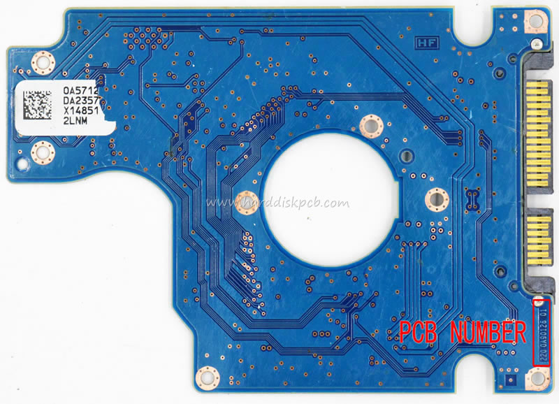 (image for) HDD PCB Hitachi Logic Board 220 0A90126 01 Main Controller IC 0A54359 Stickers 0A57126