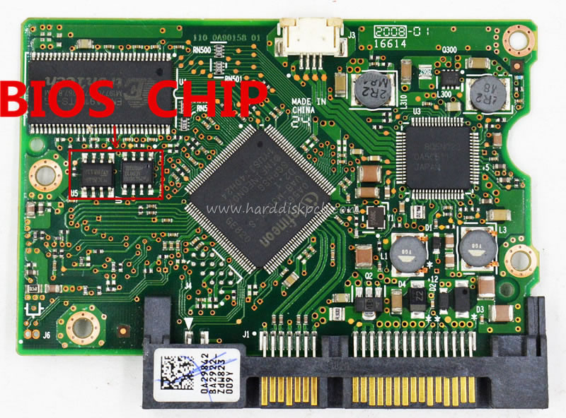 (image for) HDD PCB Hitachi Logic 110 0A90158 01 Main Controller IC 0A56992 Stickers 0A59222 0A29987 0A29842