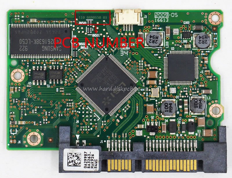 (image for) HDT721032SLA360 HDD PCB Logic 110 0A90158 01 Main Controller IC 0A58730 Stickers 0A59222 0A29987