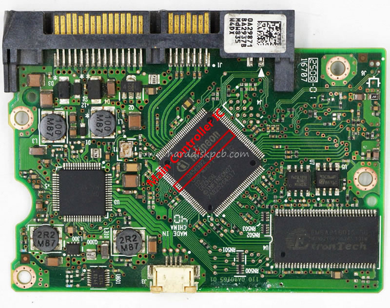 HDD PCB Hitachi Logic Board 110 0A90165 01 Main Controller IC 0A56992 Stickers 0A29871