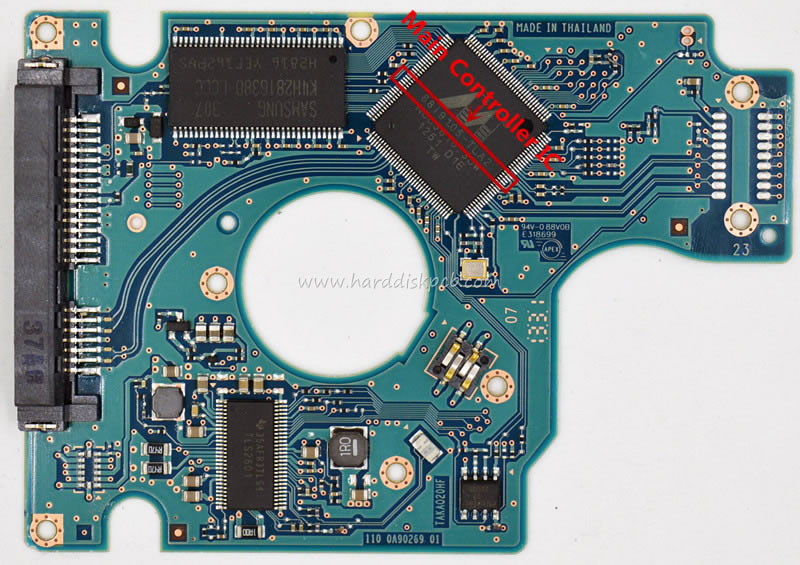 (image for) Hitachi HGST HDD PCB Logic Board 220 0A90269 01 Main Controller IC 88i9105-TLA2 stickers 0A75647 0A75655 0J21683 0J14319