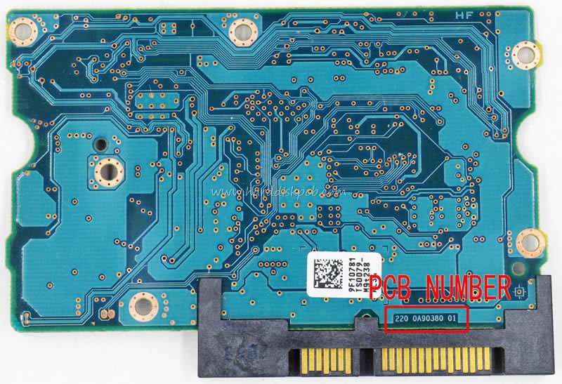 (image for) TOSHIBA HGST DT01ABA200 DT01ABA200V DT01ACA300 HDD PCB 220 0A90380 01 Main Controller IC LSI 6045 Stickers - Click Image to Close