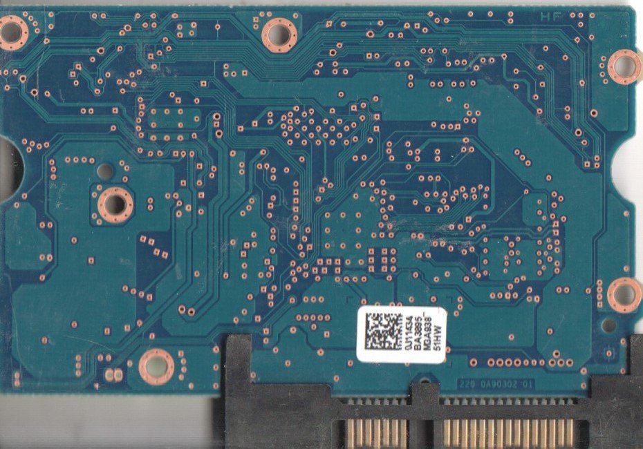 (image for) PCB 0J11390, Hitachi HDS723020BLA642, 0F12115
