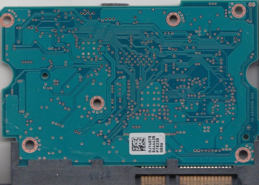 PCB 0J11389, Hitachi HUA723020ALA640, 0F12455 (image for) PCB 0J11389, Hitachi HUA723020ALA640, 0F12455