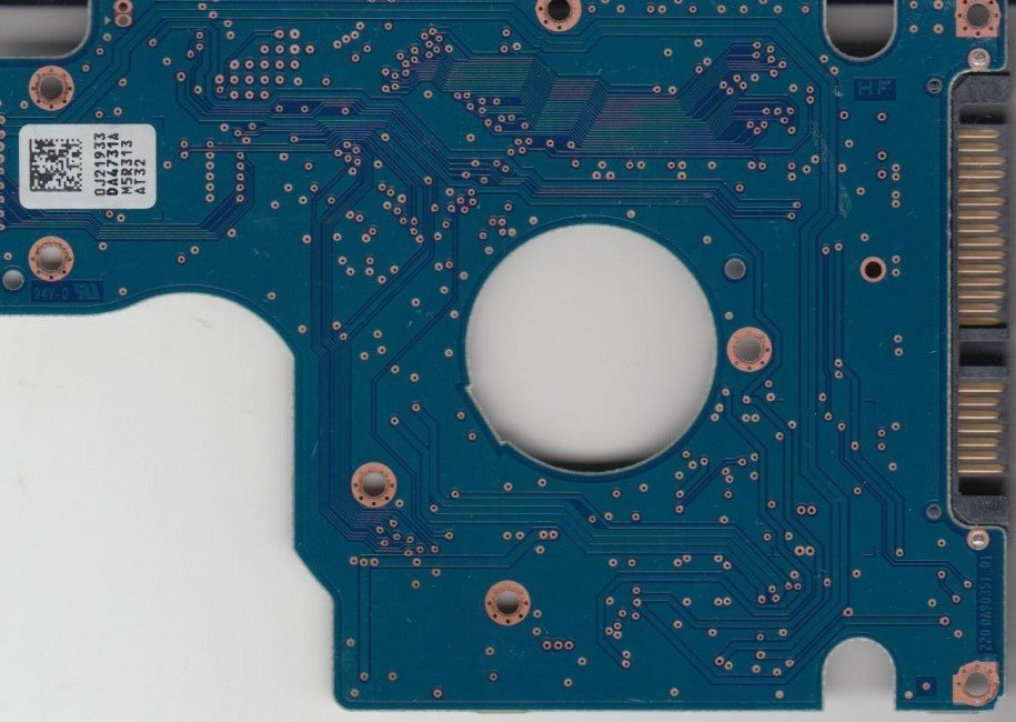 (image for) PCB 0J21933 DA4731A, Hitachi HTS545050A7E380, 0J31905