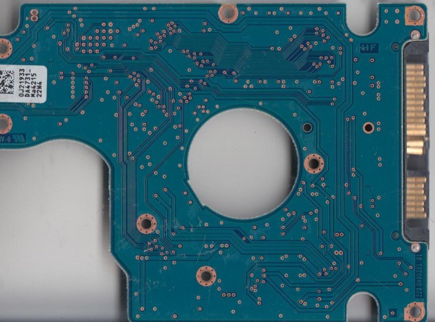 (image for) PCB 0J21933 DA4731_, Hitachi HTS545032A7E380, 0J11283