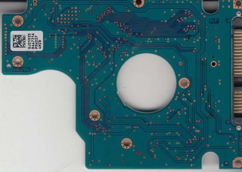 (image for) PCB 0J21935 DA4731A, Hitachi HTS545050A7E380, 0J30145