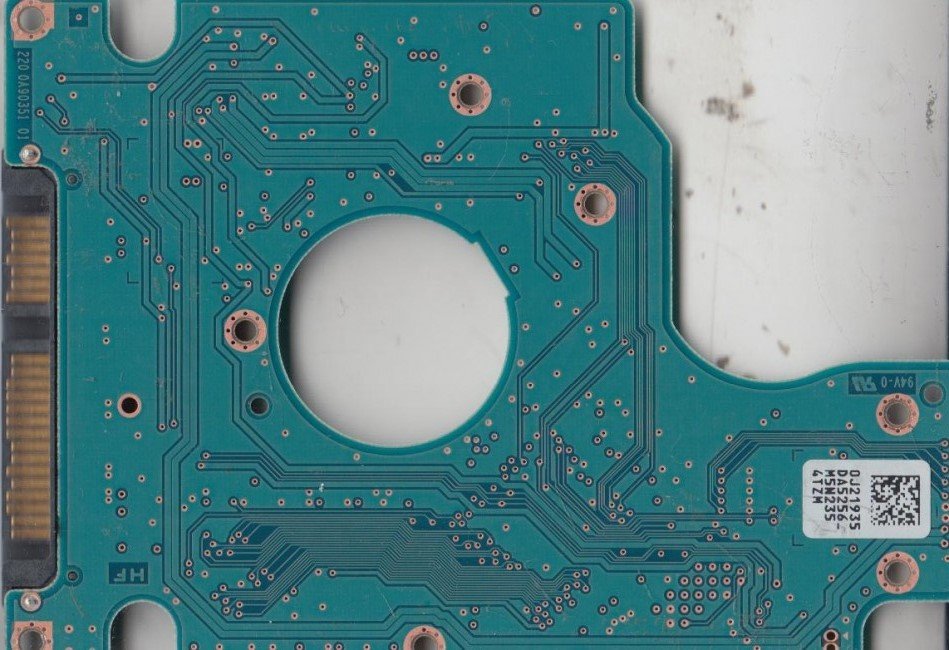 (image for) PCB 0J21935 DA5256_, Hitachi HTS545025A7E380, 0J23502