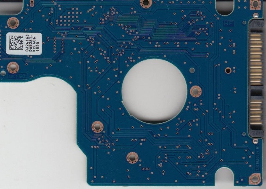 (image for) PCB 0J24163 DA5261_, Hitachi HTS725032A7E630, 0J31013