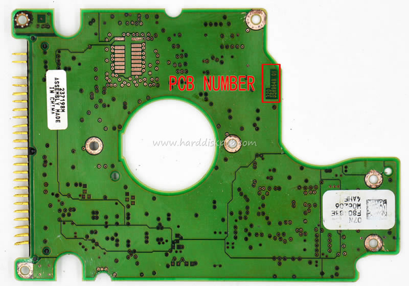(image for) HDD PCB Hitachi Logic Board 320 35H9649 01 Main Controller IC 90G4225 Stickers 07N7504