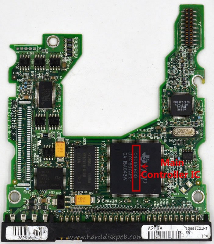 (image for) PCB MAXTOR Logic Board 301412100 Main Controller IC 040104600