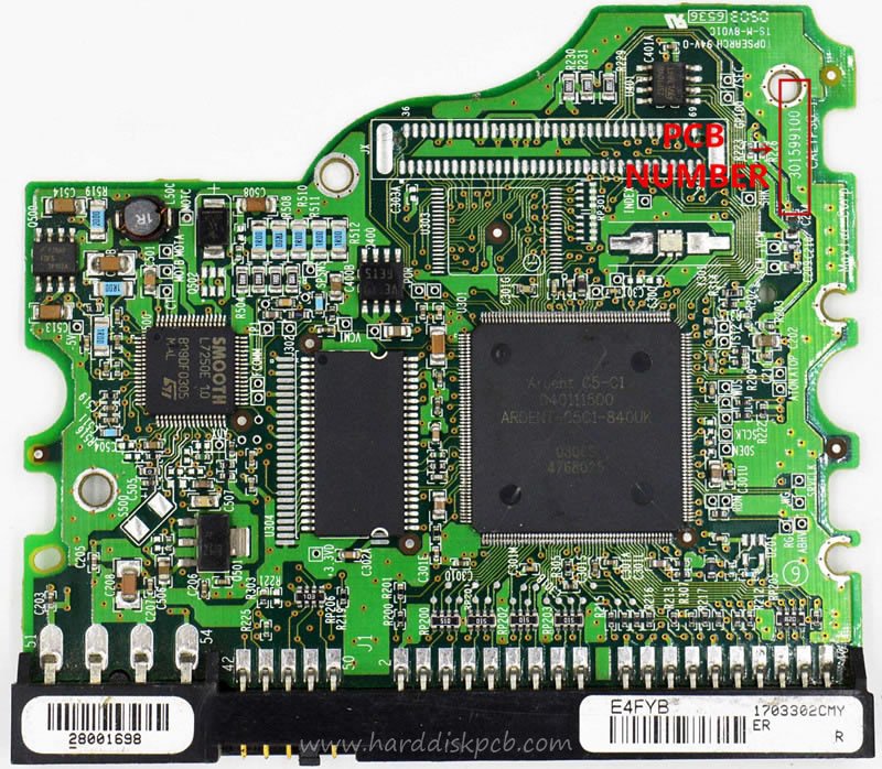 (image for) PCB MAXTOR Logic Board 301599100 Main Controller IC 040111500