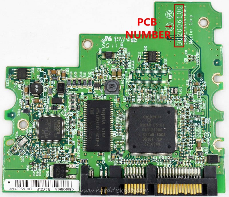 (image for) PCB MAXTOR Logic Board 302006100 Main Controller IC 040121300