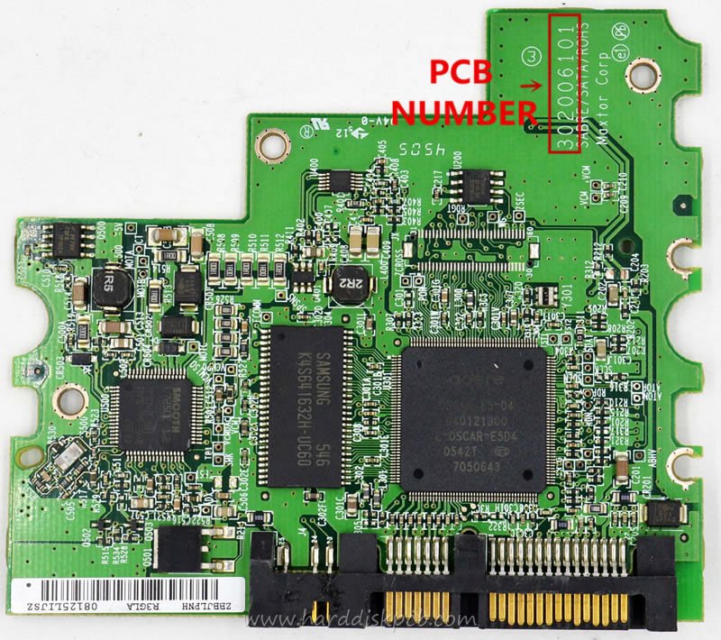 (image for) PCB MAXTOR Logic Board 302006101 Main Controller IC 040121300
