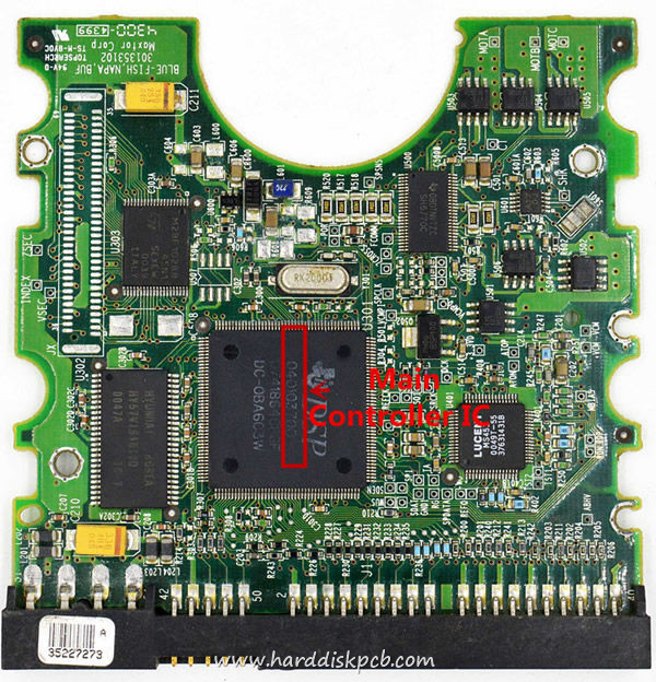 (image for) 040103700 Maxtor Donor PCB Board 301353102 - Click Image to Close