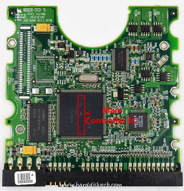 040104200 Maxtor Donor PCB Board 301353102 - Click Image to Close