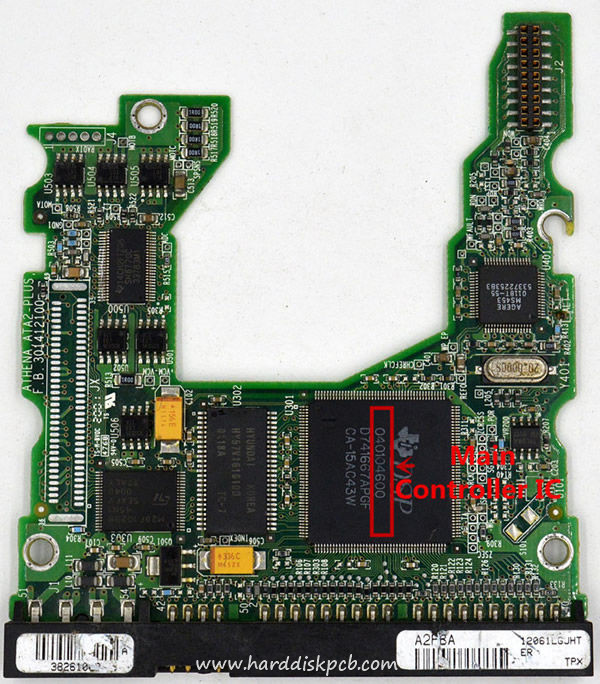 (image for) 040104600 Maxtor Donor PCB Board 301412100 - Click Image to Close