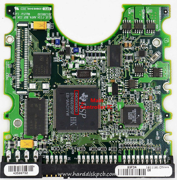 (image for) 040104900 Maxtor Donor PCB Board 301398100 - Click Image to Close