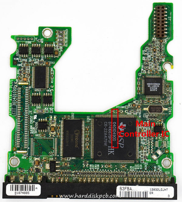 (image for) 040104900 Maxtor Donor PCB Board 301431100