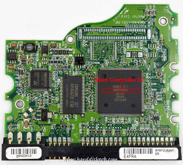 040110900 Maxtor Donor Hard Drive PCB Board 301593100