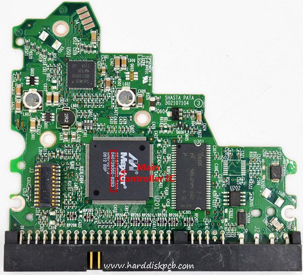 (image for) HDD Controller Board 040129300 Maxtor 302107104