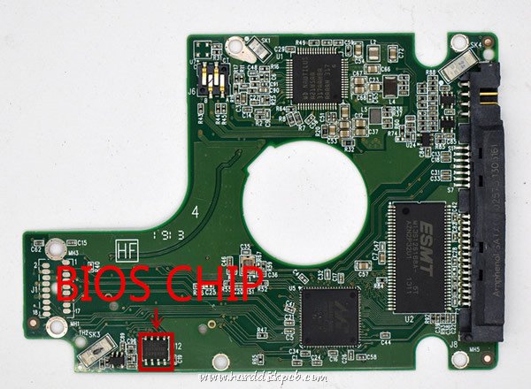 2060-771960-000 WD Donor Hard Drive PCB Board