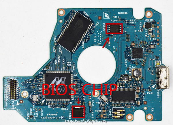 G003054A Toshiba Donor Hard Drive PCB Board