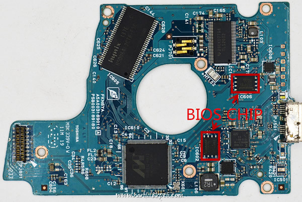 G003189A Toshiba Donor Hard Drive PCB Board