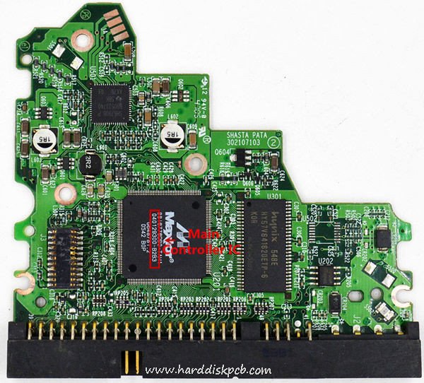 (image for) Tested 040129300 Maxtor Hard Disk PCB Board 302107103