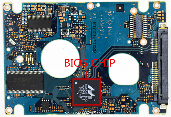 CA26344-B51304BA Fujitsu Hard Disk PCB Board